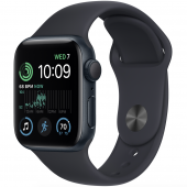 Б/У Apple Watch SE 2 GPS 40mm Midnight Aluminum Case w. Midnight S. Band - S/M (MNT73)