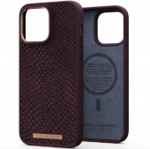 Njord Salmon Leather MagSafe Case for iPhone 14 Pro, Rust (NA43SL03)