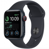 Apple Watch SE 2 GPS + Cellular 44mm Midnight Aluminum Case with Midnight Sport Band (MNPY3) (Open Box)