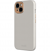 Moshi Napa Slim Hardshell Case for iPhone 14 Plus, Serene Gray (99MO088013)