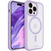 LAUT HUEX PROTECT with MagSafe IMPKT Cell Technology for iPhone 14 Pro, Lilac (L_IP22B_HPT_PU)