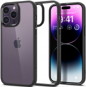 Spigen Ultra Hybrid Case for iPhone 14 Pro Max, Matte Black (ACS04817)