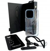 iLera Go Ice Case with Hand Stripe + Glass for iPhone 14 Pro