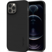 Spigen Thin Fit Case for iPhone 12/12 Pro, Black (ACS01696)