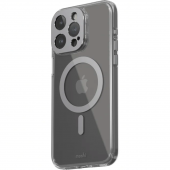 Moshi iGlaze Slim Hardshell Case with MagSafe for iPhone 15 Pro, Meteorite Gray (99MO231007)