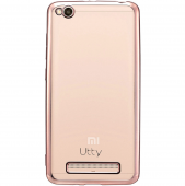 Utty Electroplating TPU Case for Xiaomi Redmi 4A, Pink