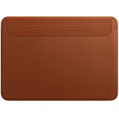 WIWU Skin II Pro Series Sleeve for MacBook Air 15 [2023], Brown