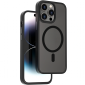 WIWU Magnetic Colorful Series Case for iPhone 15 Pro Max, Black