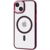 WAVE Ardor Case with MagSafe for iPhone 15, Bordo