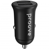 Proove Kely Car Charger 2USB, Black