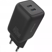 Proove Silicone Power 40W Type-C + Type-C, Black