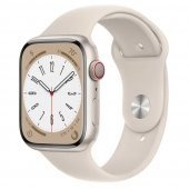 Apple Watch Series 8 GPS + Cellular 45mm Starlight Aluminum Case with Starlight Sport Band (MNK73) (Open Box)