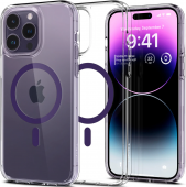 Spigen Ultra Hybrid Mag MagSafe Case for iPhone 14 Pro Max, Deep Purple (ACS05581)