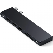 Satechi Aluminum USB-C Pro Hub Slim Adapter, Midnight (ST-HUCPHSD)