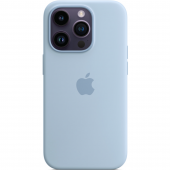 Apple Silicone Case with MagSafe for iPhone 14 Pro, Sky (HC)