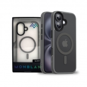 Monblan Magnetic Matte Series Case for iPhone 17, Gray
