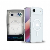 Monblan Magnetic Crystal Series Case for iPhone 17 Air, Transparent