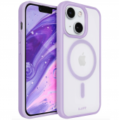 LAUT HUEX PROTECT with MagSafe IMPKT Cell Technology for iPhone 14 Plus, Lilac (L_IP22C_HPT_PU)