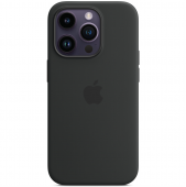 Apple Silicone Case with MagSafe for iPhone 14 Pro, Midnight (HC)