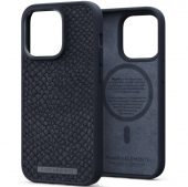 Njord Salmon Leather MagSafe Case for iPhone 14 Pro, Black (NA43SL00)