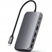 Satechi Aluminum USB-C Multimedia Adapter M1, Space Gray (ST-UCM1HM)