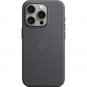 Apple FineWoven Case with MagSafe for iPhone 15 Pro, Black (HC)