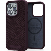 Njord Salmon Leather MagSafe Case for iPhone 15 Pro, Rust (NA53SL03)