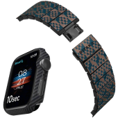 Pitaka Air Case and Chroma Carbon Band for Watch 7 45mm, Dreamland Stairs (AWB2302, KW2002A)