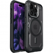 Laut Crystal Matter Case with MagSafe for iPhone 15 Pro, Black (L_IP23B_CM4_BK)