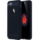 iPaky TPU ShockProof Lasi Series Case for iPhone 7, Navy