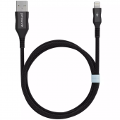Proove Braided Scout Lightning 2.4A 1m, Black