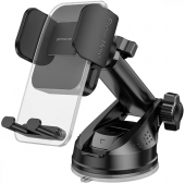 Proove Crystal Clamp Plus Suction Type Car Mount, Black