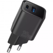 Proove Silicone Power Plus 20W Type C + USB, Black