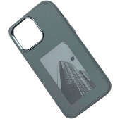 E-ink Screen Case for iPhone 15 Pro, Titanium