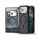 Monblan Magnetic Matte Series Case for iPhone 17 Pro Max, Black