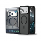 Monblan Magnetic Matte Series Case for iPhone 17 Pro, Black