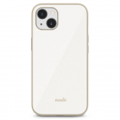 Moshi iGlaze Slim Hardshell Case for iPhone 13, Pearl White (99MO132102)