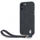 Moshi Altra Slim Hardshell Case with Wrist Strap for iPhone 13 Pro Max, Midnight Blue (99MO117534)