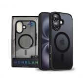 Monblan Magnetic Matte Series Case for iPhone 17, Black