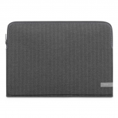 Moshi Pluma Designer Laptop Sleeve for MacBook Pro 15/16, Herringbone Gray (99MO104055)
