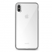 Moshi Vitros Slim Clear Case Jet Silver for iPhone XS Max
