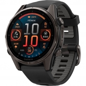 Garmin Fenix 8 43mm AMOLED Sapphire Carbon Gray DLC Tit. w. Black/Pebble Gray S. Band (010-02903-20/21/28)