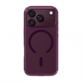 LAUT Crystal Fluro MagSafe for iPhone 18 Pro Max, Plum Crystal (L_IP26D_CF_PU)