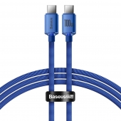 Baseus Crystal Shine Series Type-C 100W 2m Cable, Blue