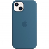 Apple Silicone Case with MagSafe for iPhone 13, Blue Jay (HC)