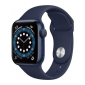 Б/У Apple Watch Series 6 44mm GPS + LTE Blue Aluminum Case with Deep Navy Sport Band (M07J3)