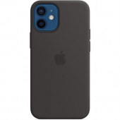 Apple Silicone Case with MagSafe for iPhone 12 Mini Black (MHKX3)