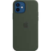 Apple Silicone Case for iPhone 12/12 Pro, Cyprus Green (MHL33)