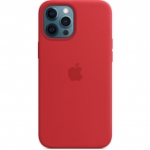 Apple Silicone Case with MagSafe for iPhone 12 Pro Max, PRODUCT RED (MHLF3)