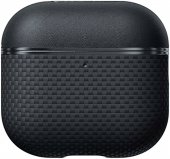 Pitaka Aramid Fiber Magnetic Case Plain Black/Grey for Airpods Pro 3rd Gen (APM2501)